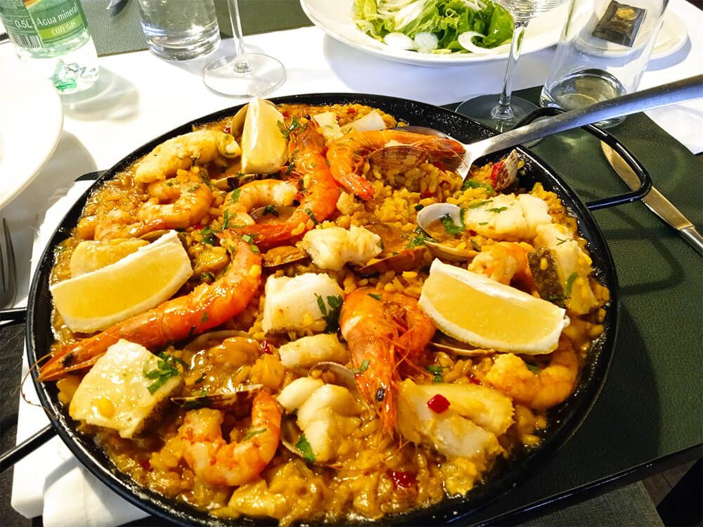 Plato servido en Restaurante Sala junto a El Refugio Navarrete